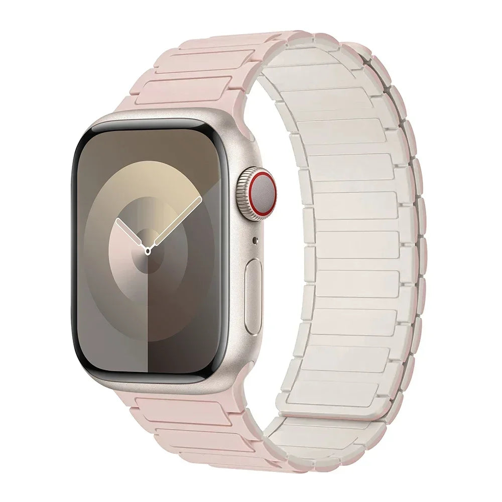 Hot Magnetic Loop For Apple Watch Bands 44 40 49 45 41 38mm Silicone Bracelet iWatch Series 11 10 9 8 7 6 5 4 3 Se Ultra 3/2 Str