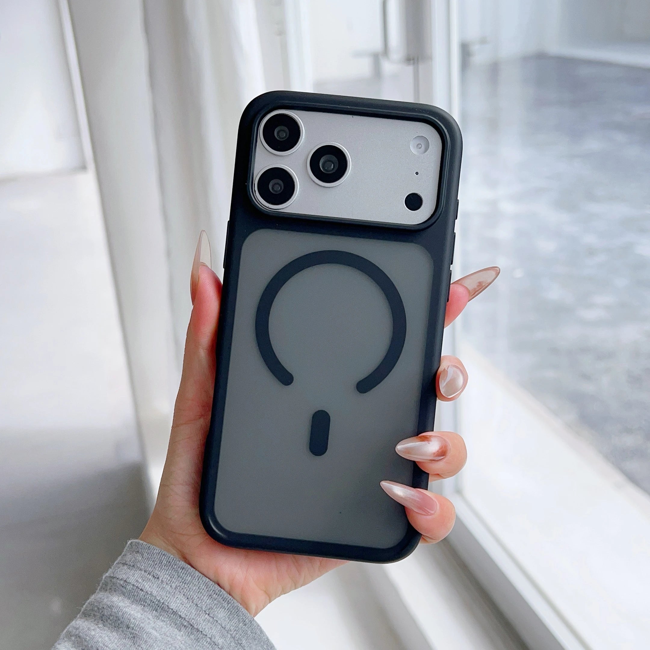 Magnetic Matte Original Translucent Case For iPhone 17 Pro Max Air 16 15 14 Plus 13 12 For Magsafe Wireless Charge Protect Cover