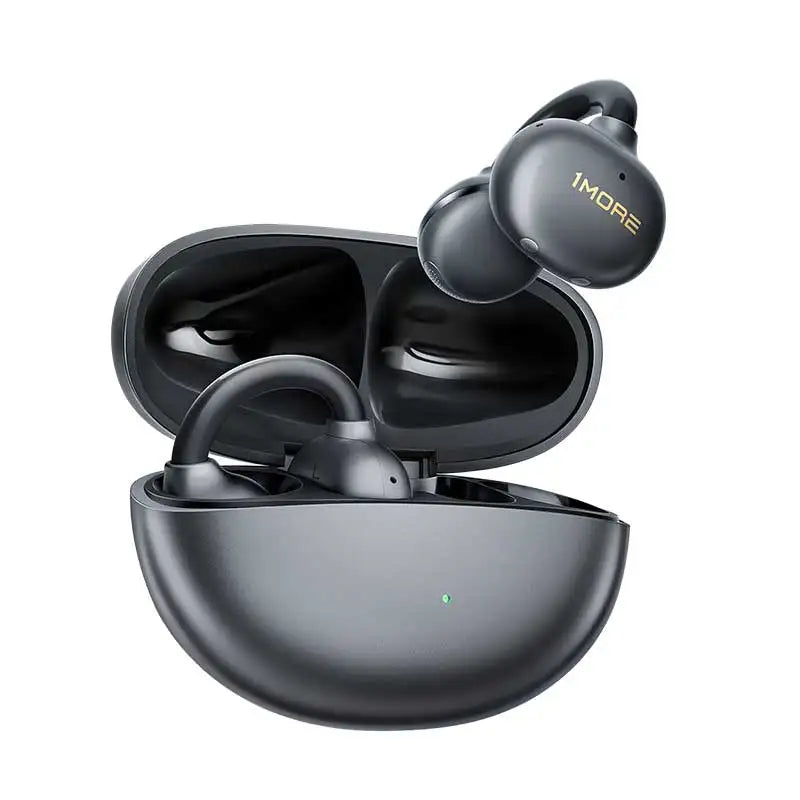 1More Open Ear Bluetooth Earbuds Wireless Ear Clip S21 Bluetooth 6.0 LDAC Wireless Hi-Res Audio Earphones IPX5 26H Battery Life