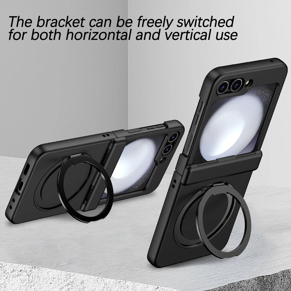 Solid Color Magnetic for Magsafe Hard Phone Case for Samsung Galaxy Z Flip 8 7 6 5 Shockproof Armor Protective Cover