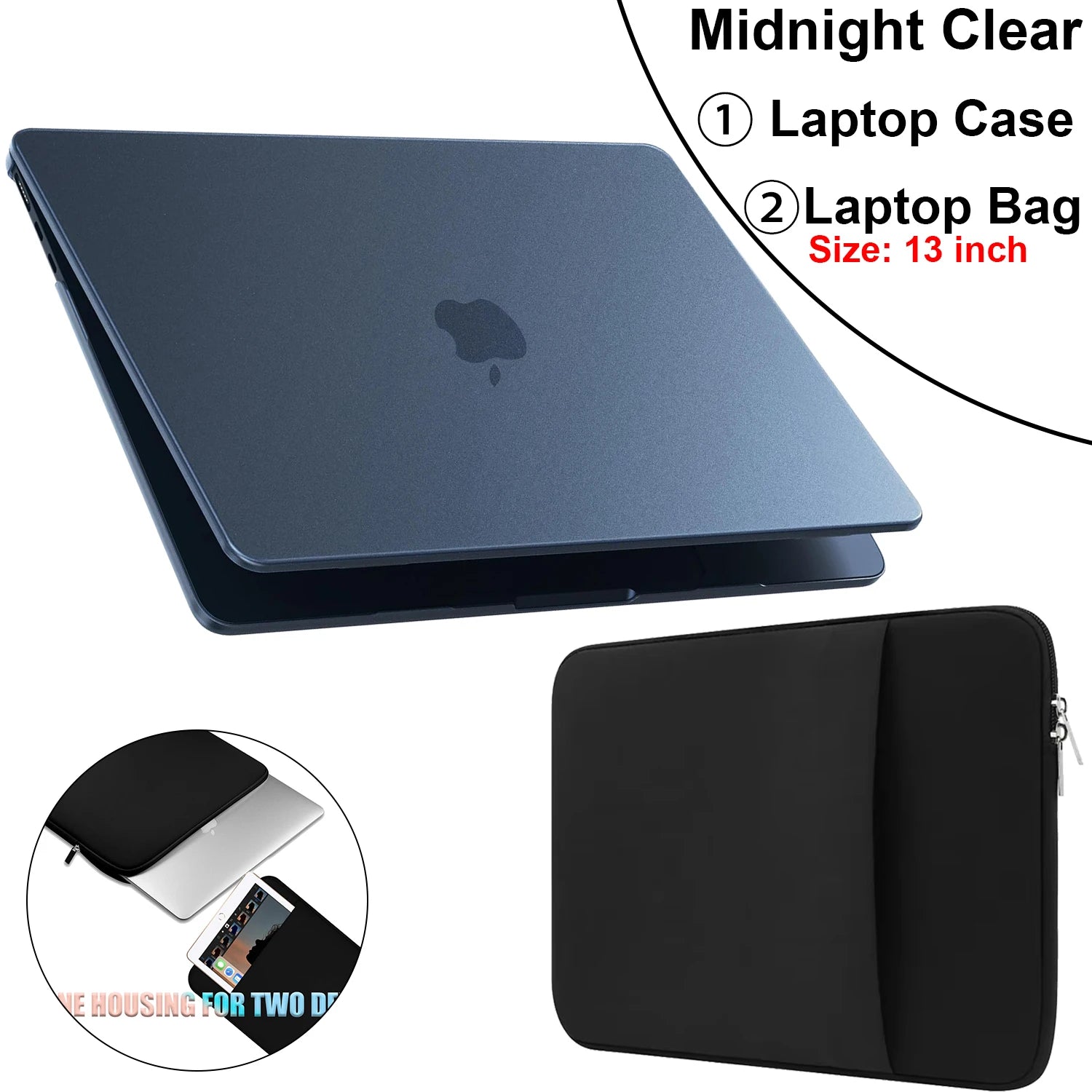 Matte Laptop Case For MacBook Air 13.6 inch Case M5 M4 M3 M2 2026-2022 Release Model A3240 A3113 A2681,For MacBook Accessories