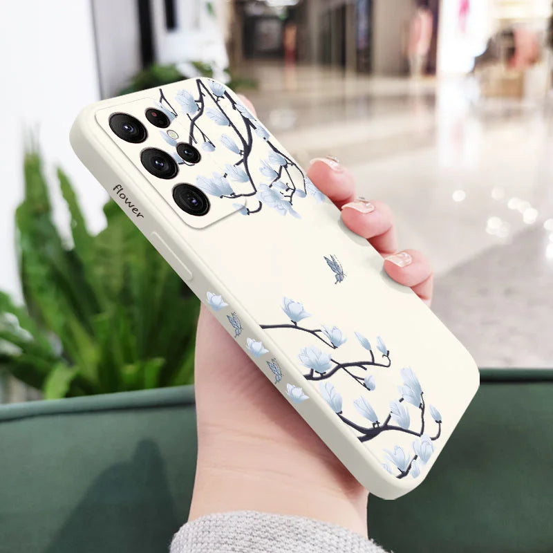 Tree Branch Phone Case For Samsung Galaxy S25 FE S24 S23 S22 S21 S20 Ultra Plus FE S10 Note 20 ultra 10 Plus Cover