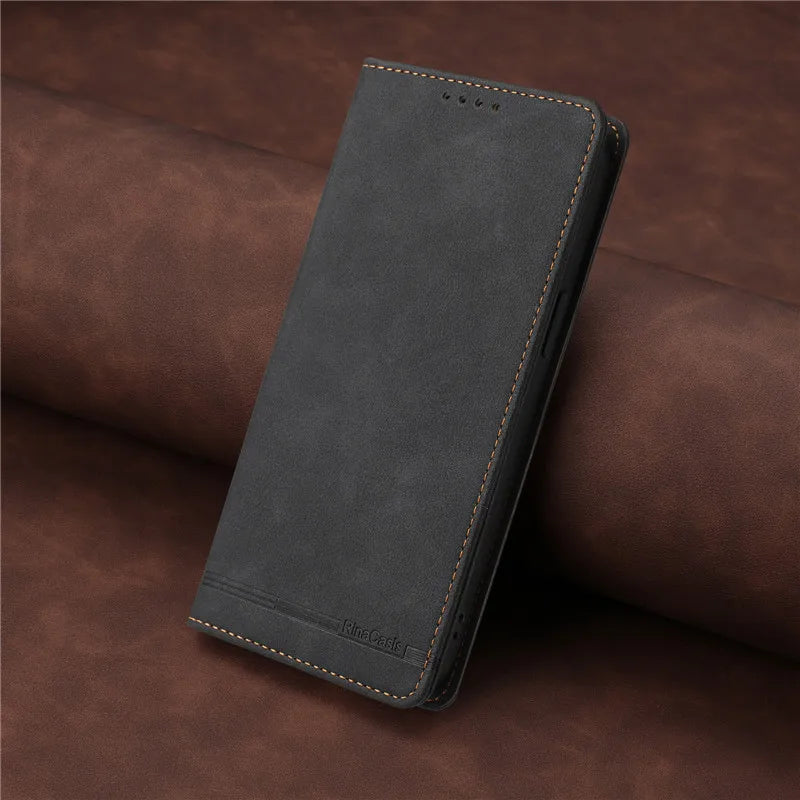 Leather Retro Anti-theft Wallet Flip Case For Motorola MOTO G Stylus Power Play 2025 2024 2023 2022 5G 4G Magnetic Phone Cover