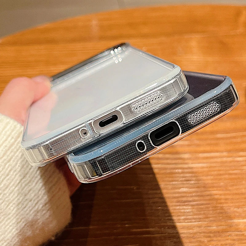 Colored Marble Print Phone Case For Google Pixel 10 9 Pro XL 10 9 8 7 Pro 9A 8A 7A Shockproof Plating Soft TPU Transparent Cover