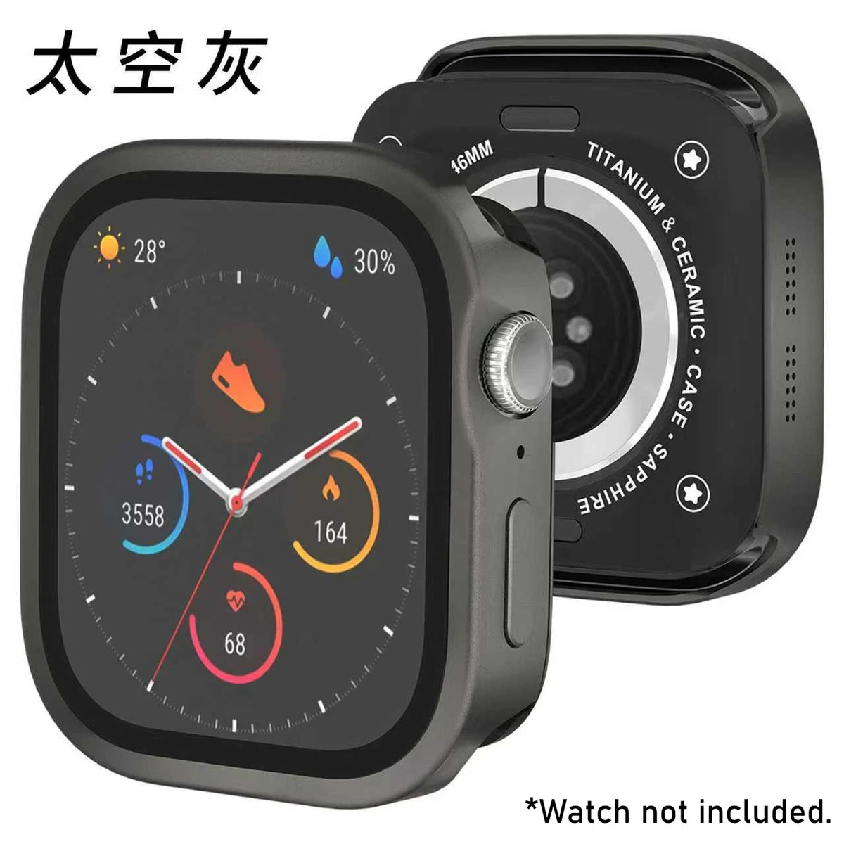 Aluminum Alloy Case for Apple Watch Ultra 3 2 1 49mm 45mm 44mm Full Coverage Waterproof For Iwatch Series 11 10 46mm 9 8 7 6 SE