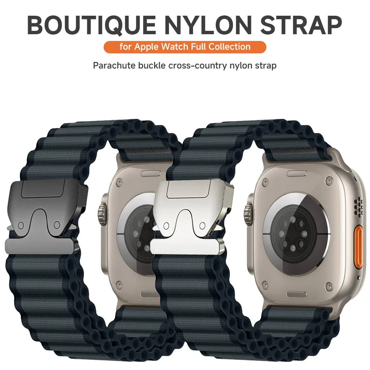 Nylon Alpine Strap for Apple Watch Band 11 46mm Ultra 2 49mm 45mm 44mm 42mm Wrist Bracelet For IWatch Series 10 9 7 8 SE Correas