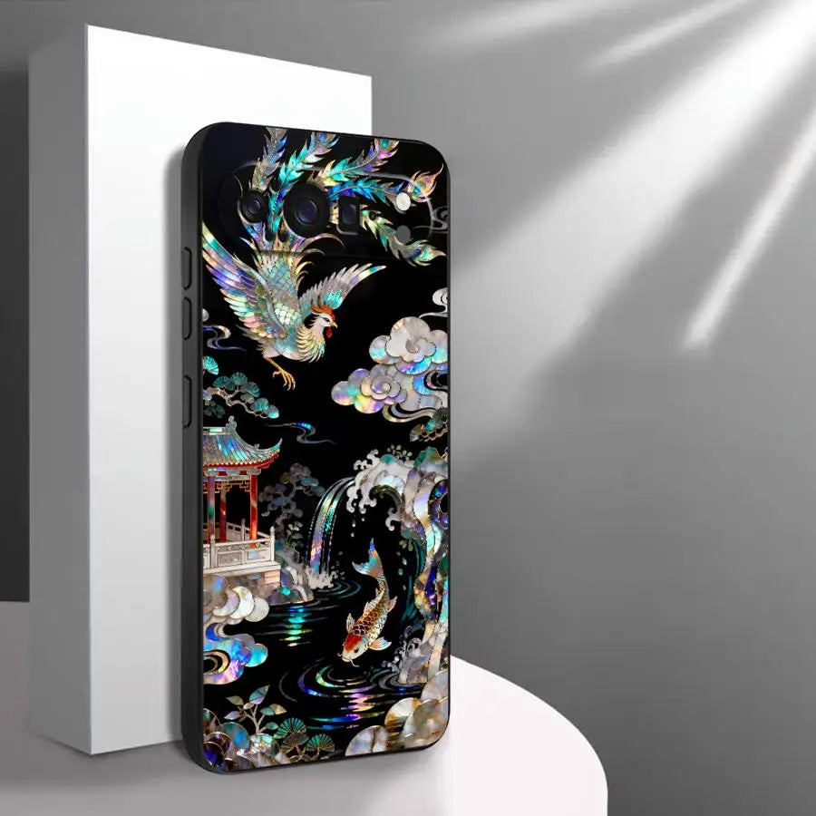Tiger Green Dragon Case for Google Pixel 10A 9a 6a 8a 7a 10 9 Pro XL 6 7 8 Pro Funda Phone Cover