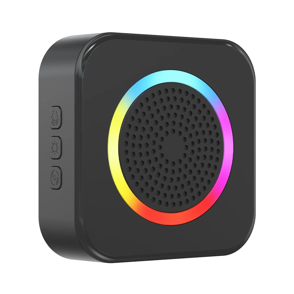 LUNZO Self Powered Wireless Doorbell 2026 350M Long Range Colorful Light No Battery IP44 Waterproof Smart Door Bell Chime