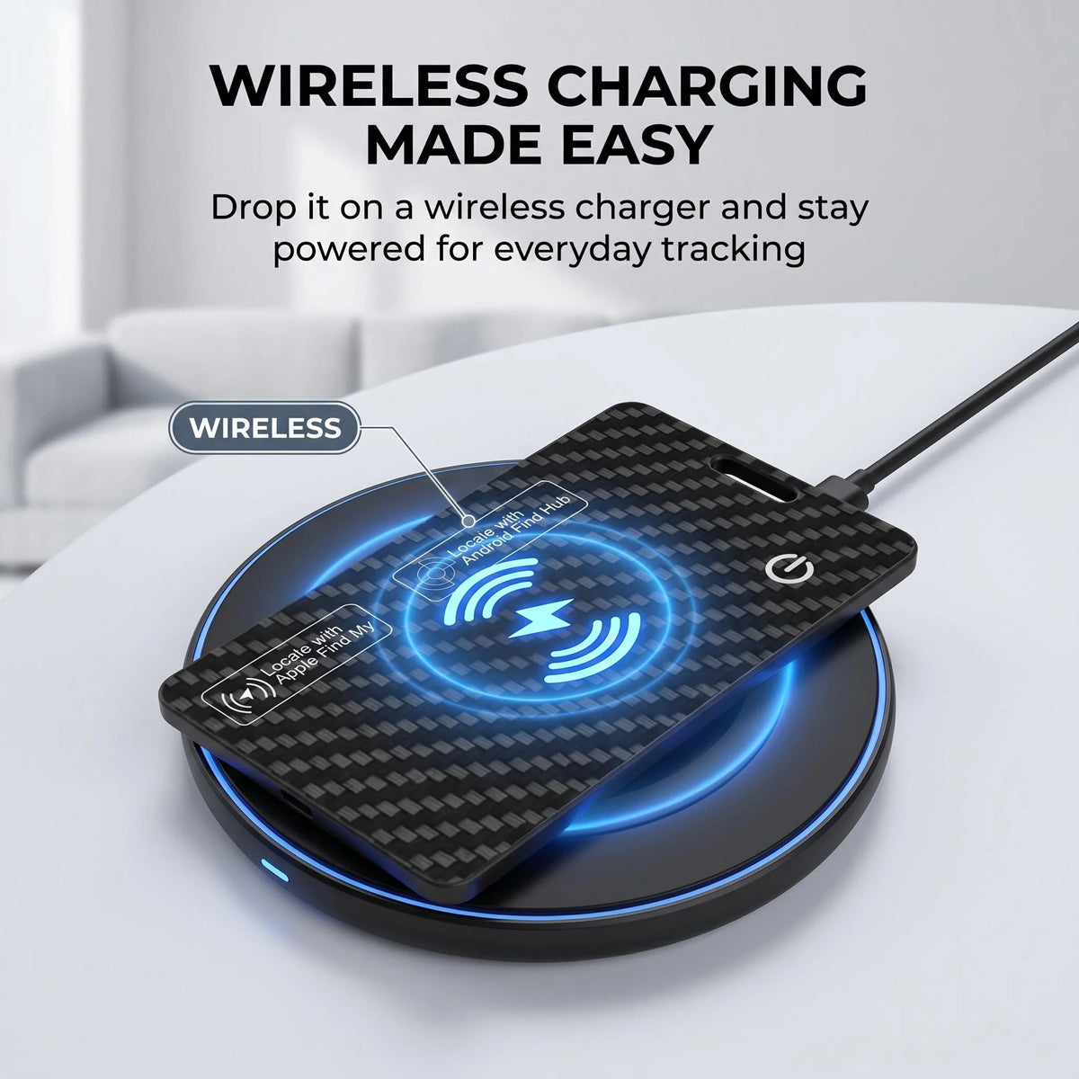 Smart Wallet Tracker Card, Works with Apple Find My & Android Find Hub, IP68 Waterproof Item Locator with 70dB+ Loud Alarm, 3-5 Months Ultra-Long Battery Life, App Notifications, Historical Tracking & Multi-User Sharing