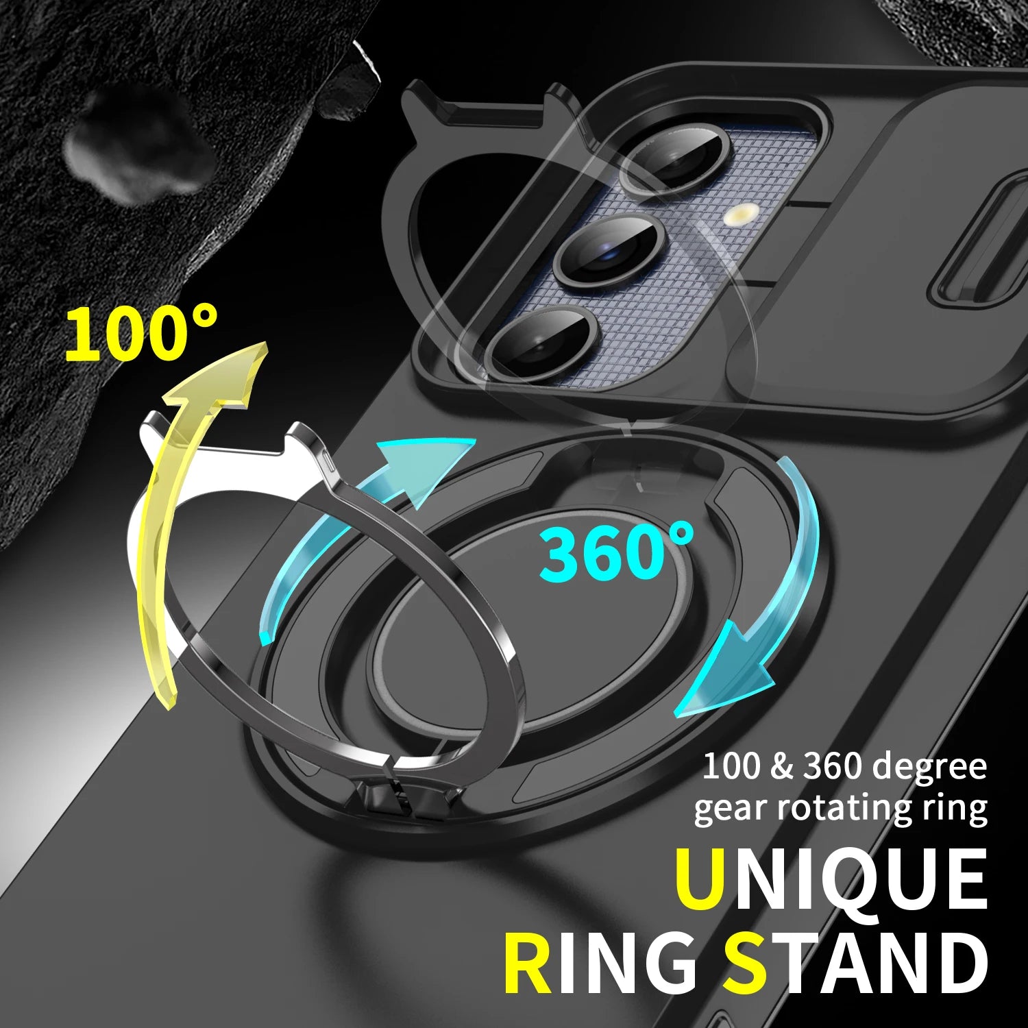 Ring Case for Samsung Galaxy A57 5G A37 A17 A56 A36 A16 A55 A35 A15 S26 Ultra S24 Plus S23 S25 FE S22 S21 Armor Shockproof
