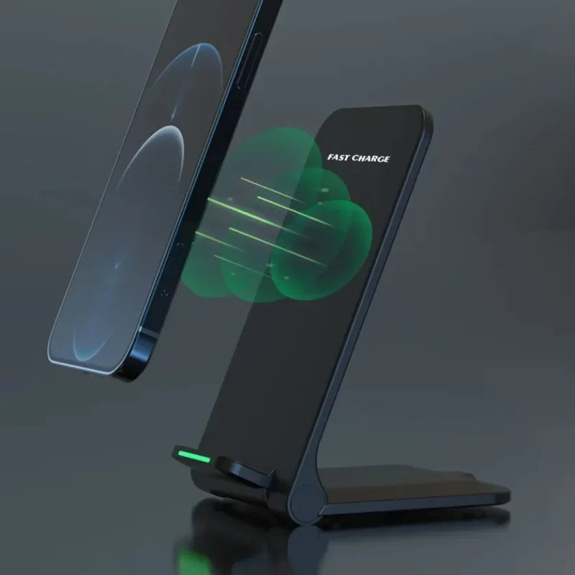 100W Wireless Charger Stand Pad For iPhone 13 12 11 Pro X XS Max XR 8 Samsung S21 S20 Qi Fast Charging Dock Station Phone Holder