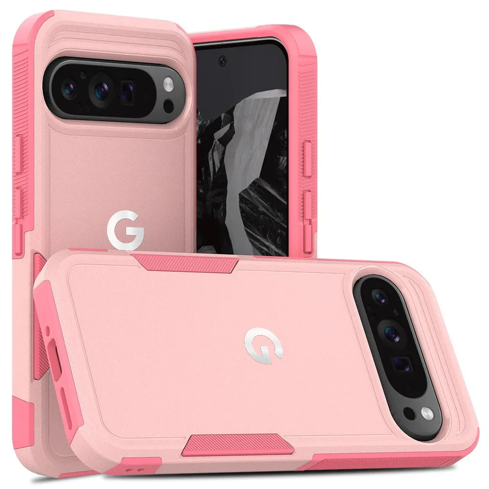 2IN1 Military Grade Anti-Drop OTT Armor Phone Case For Google Pixel 10 Pro XL 9 Pro 8 7 A Rugged Shockproof Protect Cover Funda
