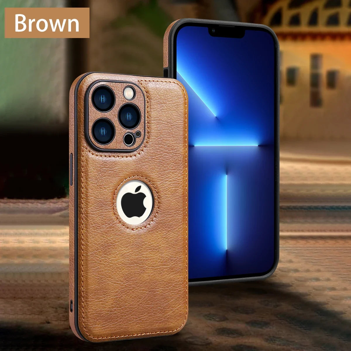 High Quality PU Leather Case for Apple iPhone 17 Pro Max 11 12 13 14 15 16 Plus Logo View Luxury Business Mobile Phone Cover