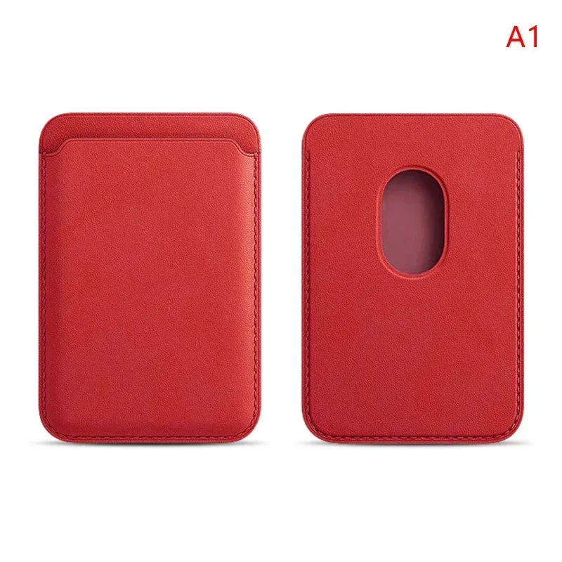 For Magsafe Accessories Magnetic Wallet Holder Leather Case For iPhone 13 12 14 15 16 17 Pro Max Card Holder Phone Purse Cover