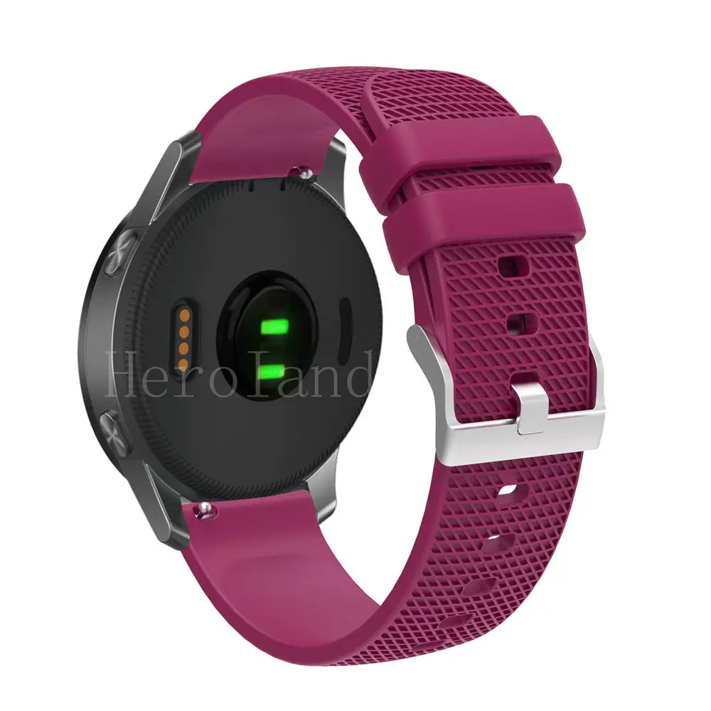 Premium Silicone Watchband WatchStrap Silicone Bracelet Quick Release Rubber Strap WristBand 18mm 20mm 22mm Width Replacement