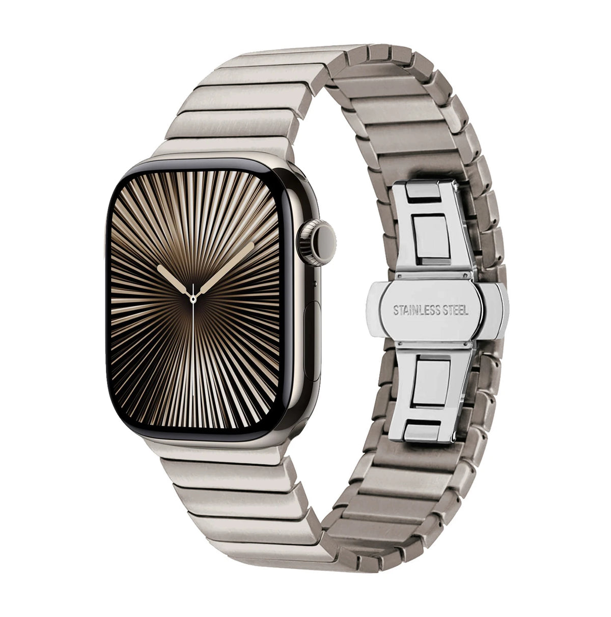 Metal Band For Apple Watch 46mm Strap Stainless Steel Watchband For Iwatch Series 12 11 10 Ultra 49mm 42/44/45mm Business Correa