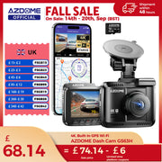 AZDOME Dash Cam GS63H 4K Built-In GPS Wi-Fi Dash Car Camera with Starvis 2.4" Screen WDR Night Vision Car DVR Parking Monito