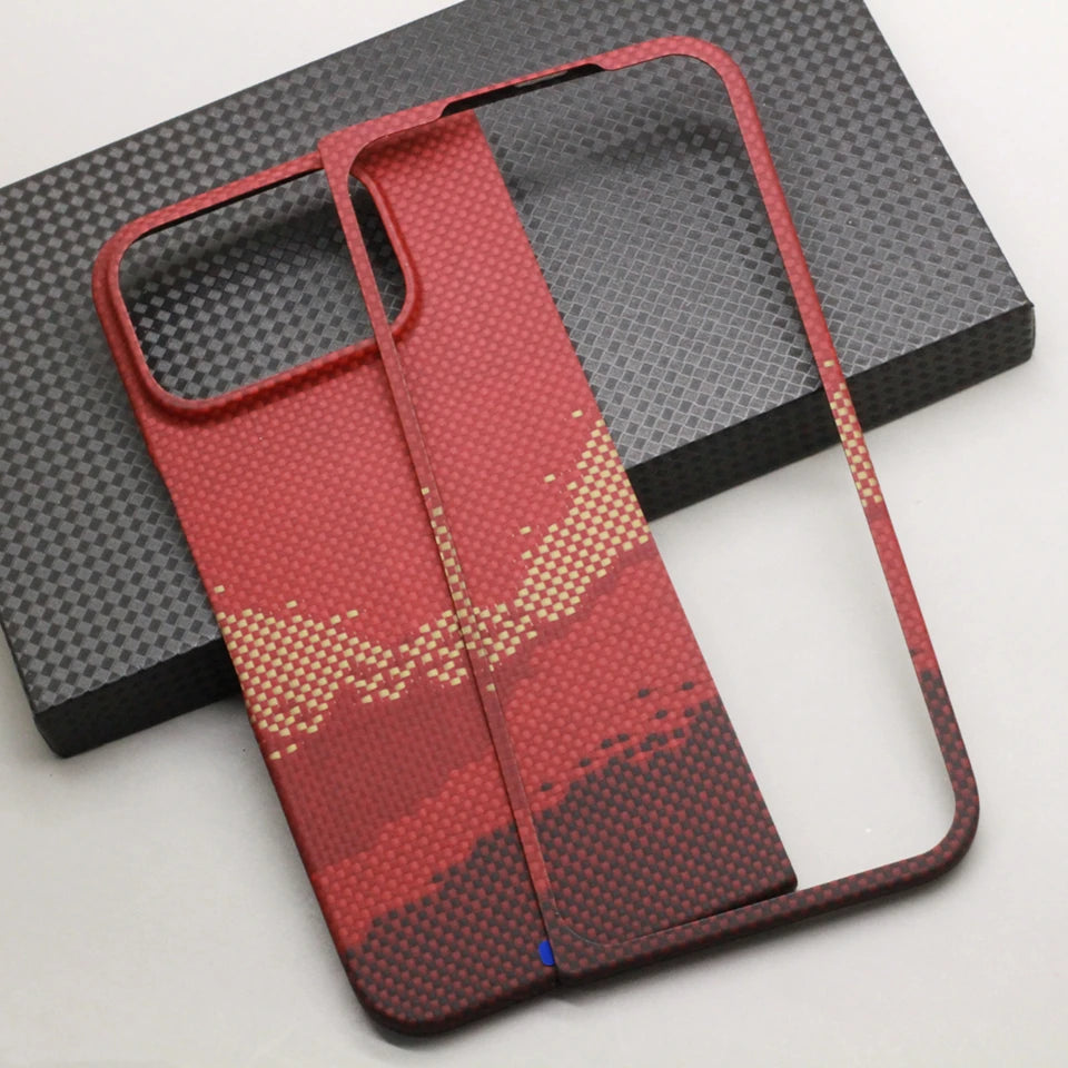 Kevlar Carbon Fiber Magnetic Case for Google Pixel 10 Pro Fold Cover Luxury Aramid Fiber Pixel 10 Pro Fold Magnetic Case