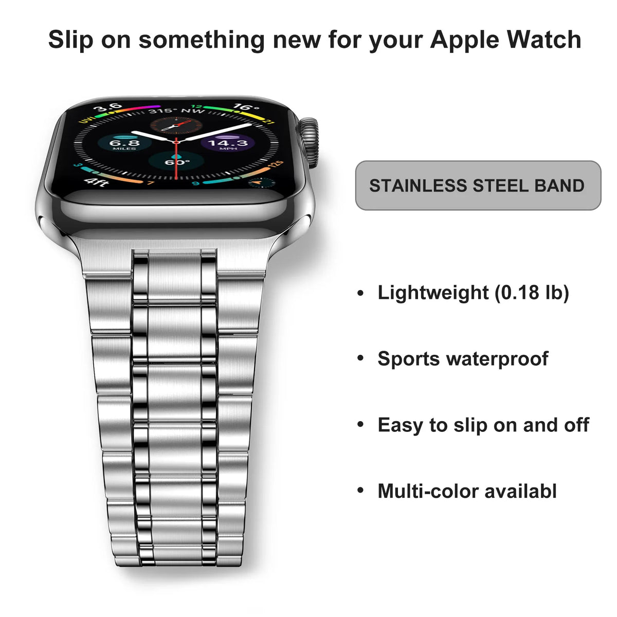 Case+Strap for Apple watch band Ultra2 3 49mm 44mm 40mm 45mm 41mm 42mm Stainless Steel bracelet iWatch Series 3 6 SE 7 8 9 10 11