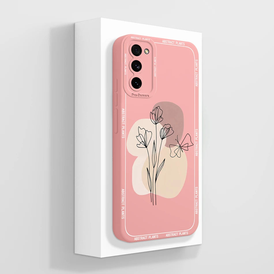For Samsung S20 FE Ultra Phone Case Cute Back Cover For Galaxy S 20 S20FE S20Ultra Soft Liquid Silicone Full Protection Fundas