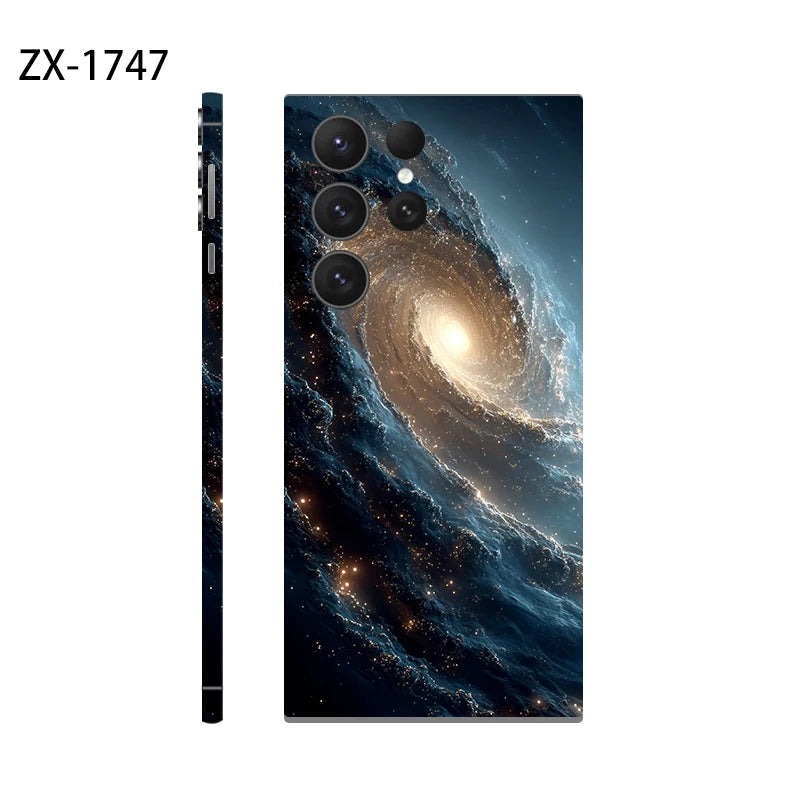 Skin Sticker for Samsung Galaxy S24 S23 S22 S25 Ultra S25 EDGE Decals Back Film Cover Screen Protector Wrap Ultra Thin