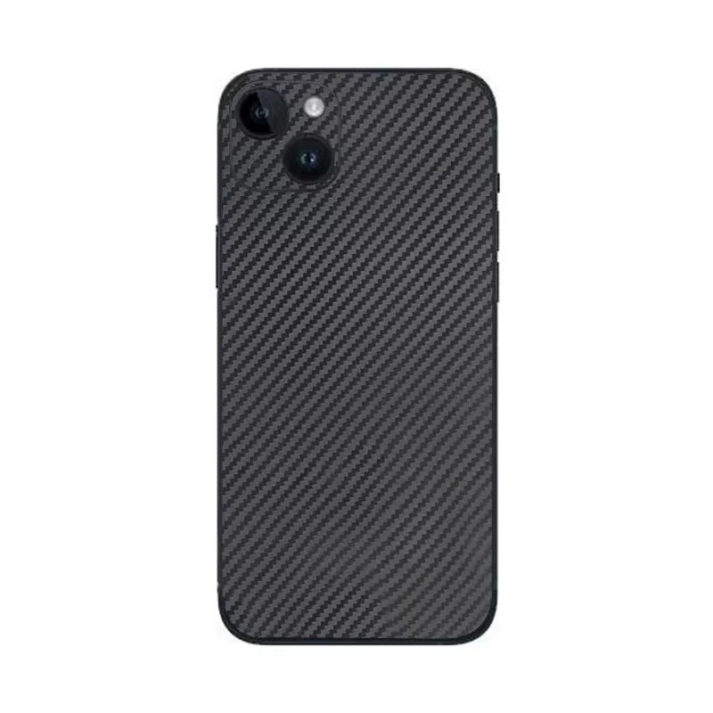 2PCS/LOT Carbon Skin Sticker For iPhone 17 16 15 14 13 Pro Max Mini Plus Back Cover Stickers Protection Film