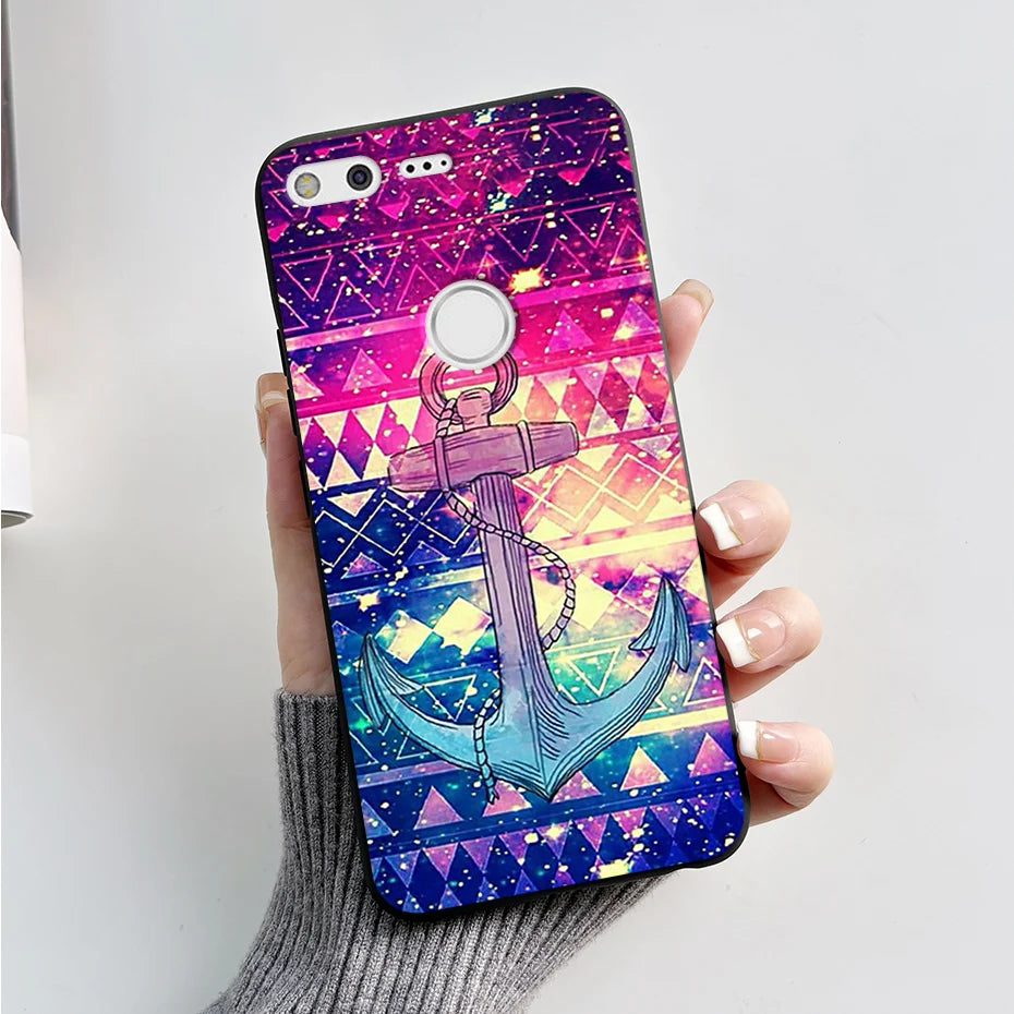For Google Pixel XL Phone Case Cute Cartoon Soft Silicone Protect Cover Coque For Google Pixel 1 XL Pixel1 1XL Bumper Case Funda