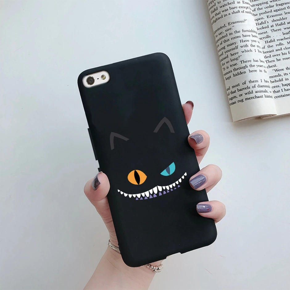 For iPhone 5 5S SE 2016 Case for iPhone 5 S Cover Silicon Cute Painted Case for iphone SE Cover Bumper for iphone 5S Phone Shell