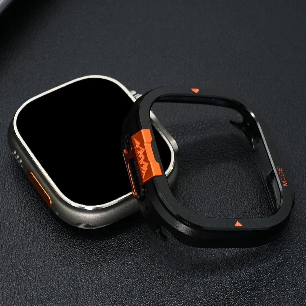Luxury Metal Case for Apple Watch Series 11 10 46mm Ultra 3 2 49mm Aluminum Alloy Bumper Frame for iwatch ULTRA Protective Cover