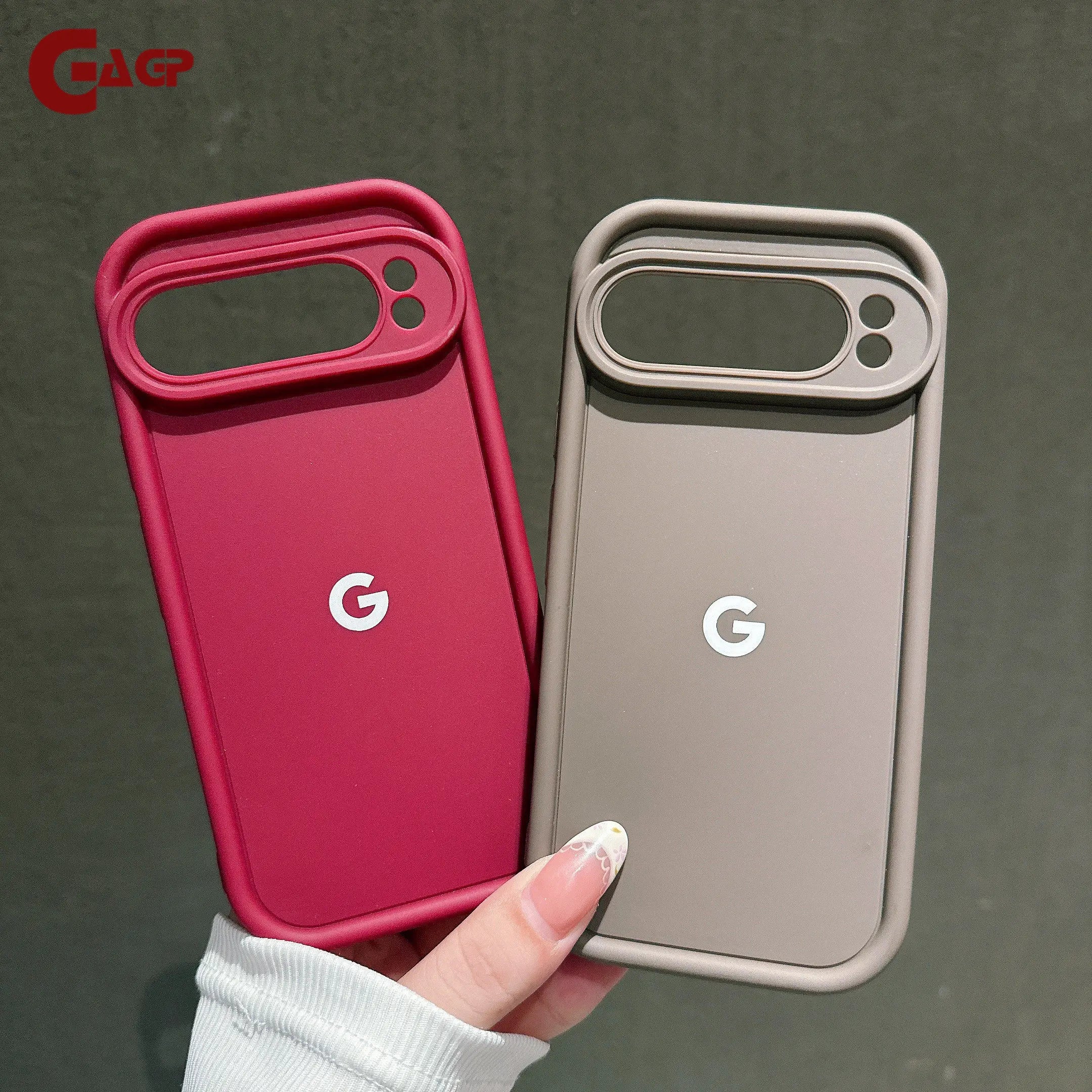 Featuring The Letter G Custom Phone Case For Google Pixel 10 ProXL 9 Pro XL 8A 7 8 9 10 Pro 7A Solid Color Shockproof Soft Cover