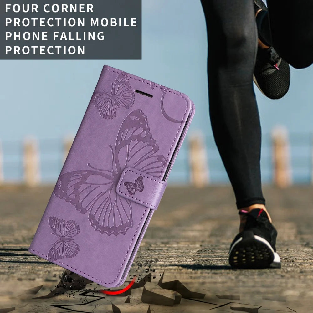 Wallet Case on For Coque Samsung Galaxy S26 S25 Edge S24 S23 S22 S21 S20 Ultra FE Plus Flip PU Luxury Leather Card Phone Cover