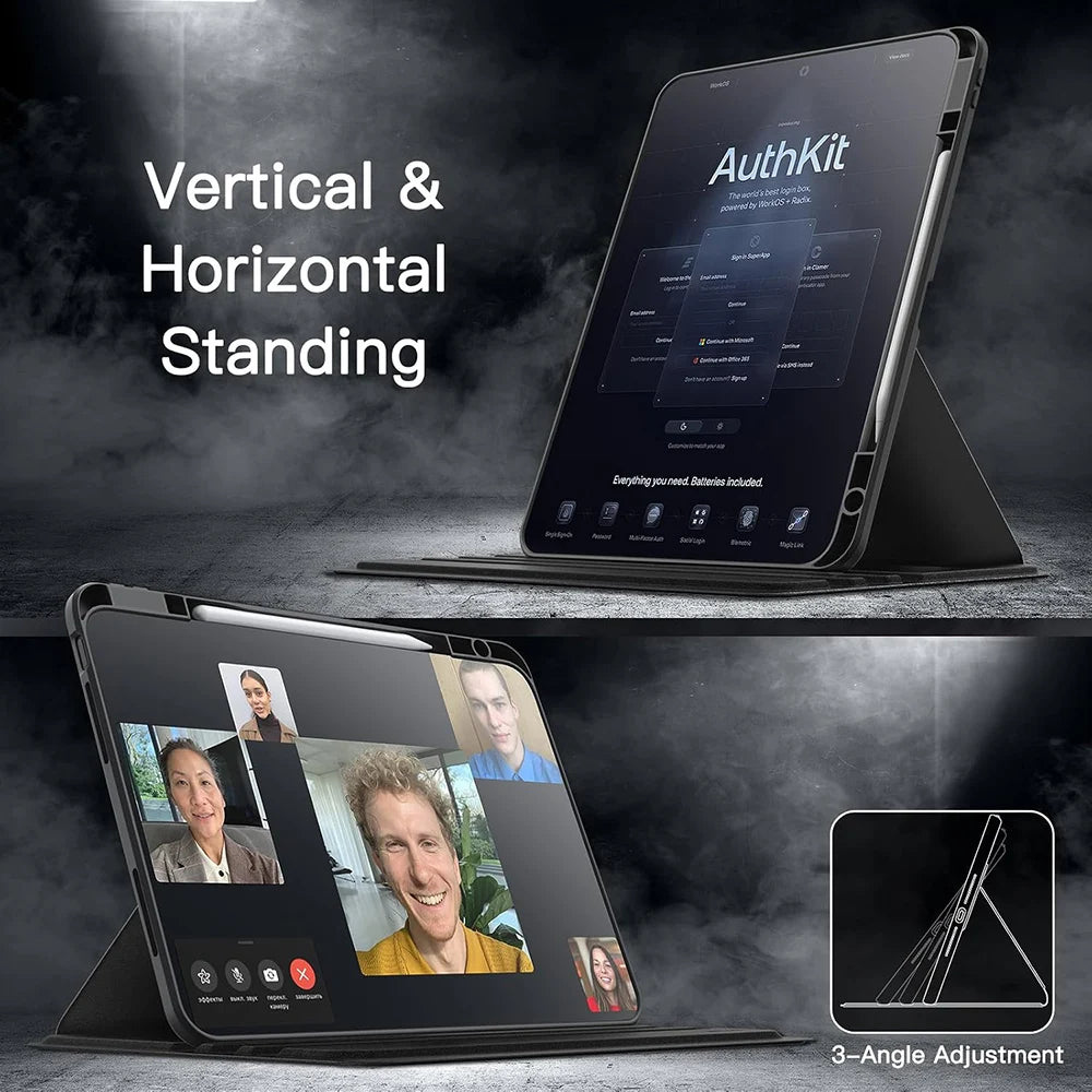 Rotating Smart Stand Case For iPad Air 13 2026 Case iPad Air 13 M4 M3 M2 Pro 13 11 M5 M4 2025 2024 Pro 12.9 2021 2020 Case Cover