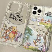Comics Winnies Poohs Phone Case for Apple iPhone 17 Air 16 15 14 Plus 13 12 11 Pro Max Airbag Anti Drop Cover