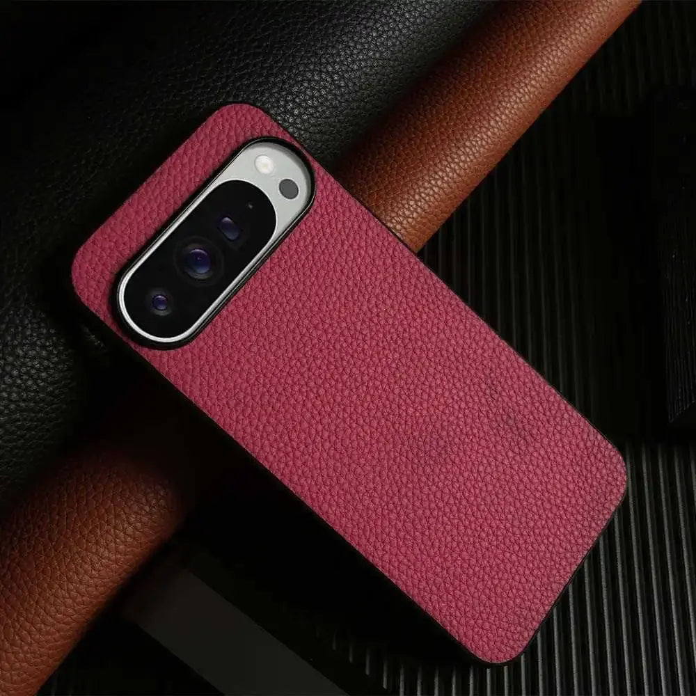 Luxury Pixel 10 Pro Case Business Cowhide Leather Phone Cases For Google pixel9pro 7A 8pro Full Protection Shockproof Back Cover