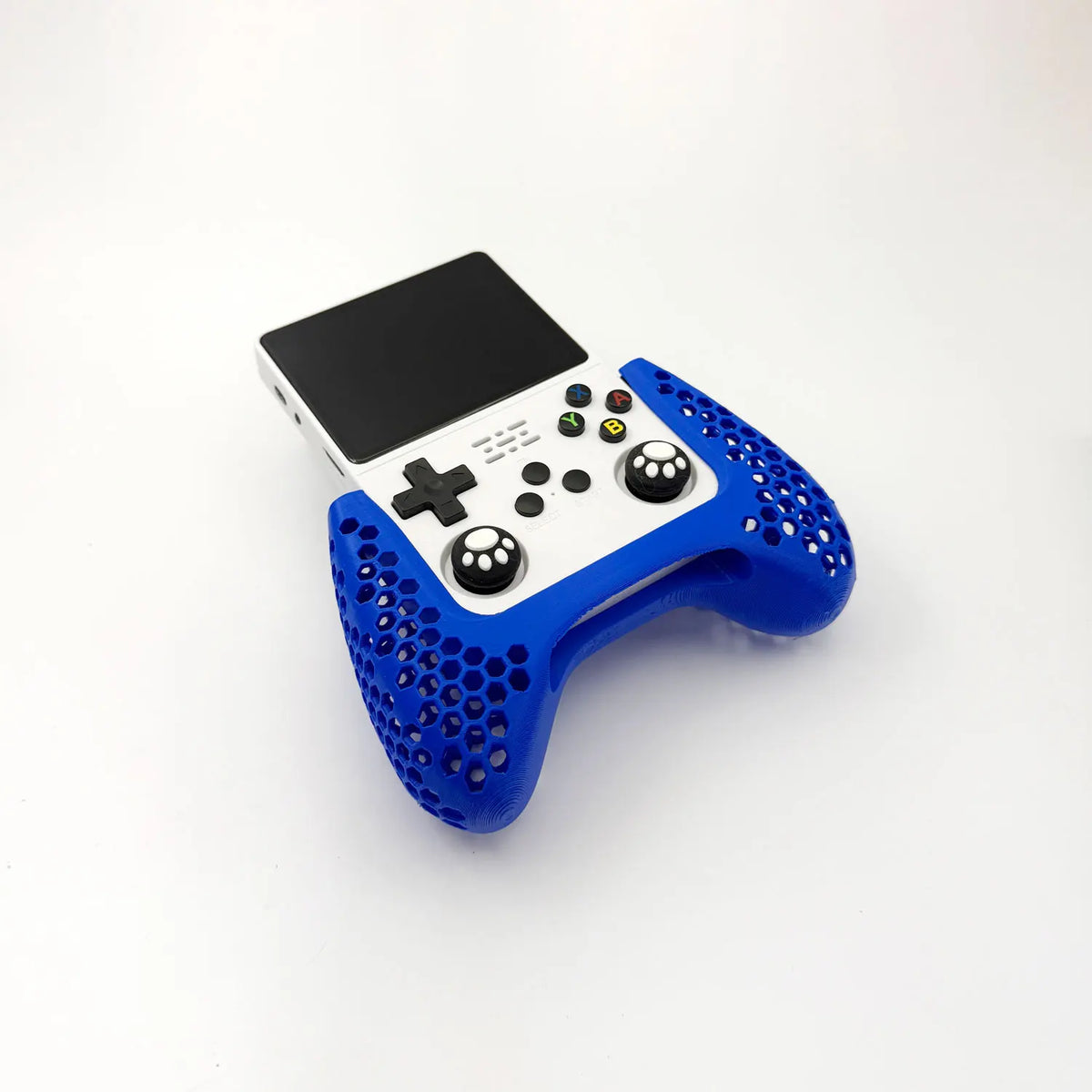 3D Printed Grip For R36S Console DIY Ergonomic Grip Handle R36 S Accessories Hollow Honeycomb Design More Comfortable Controller
