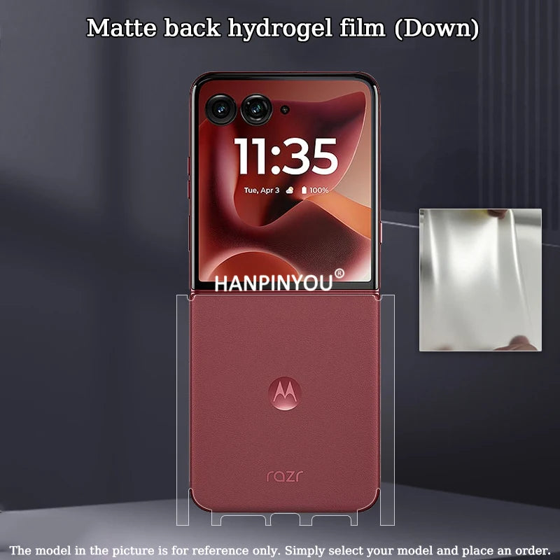 Positioning Wrap Side Edge Back Screen Protector For Motorola Razr 70 60 50 40 Ultra Pro 2025 Scratch Repair Soft Hydrogel Film