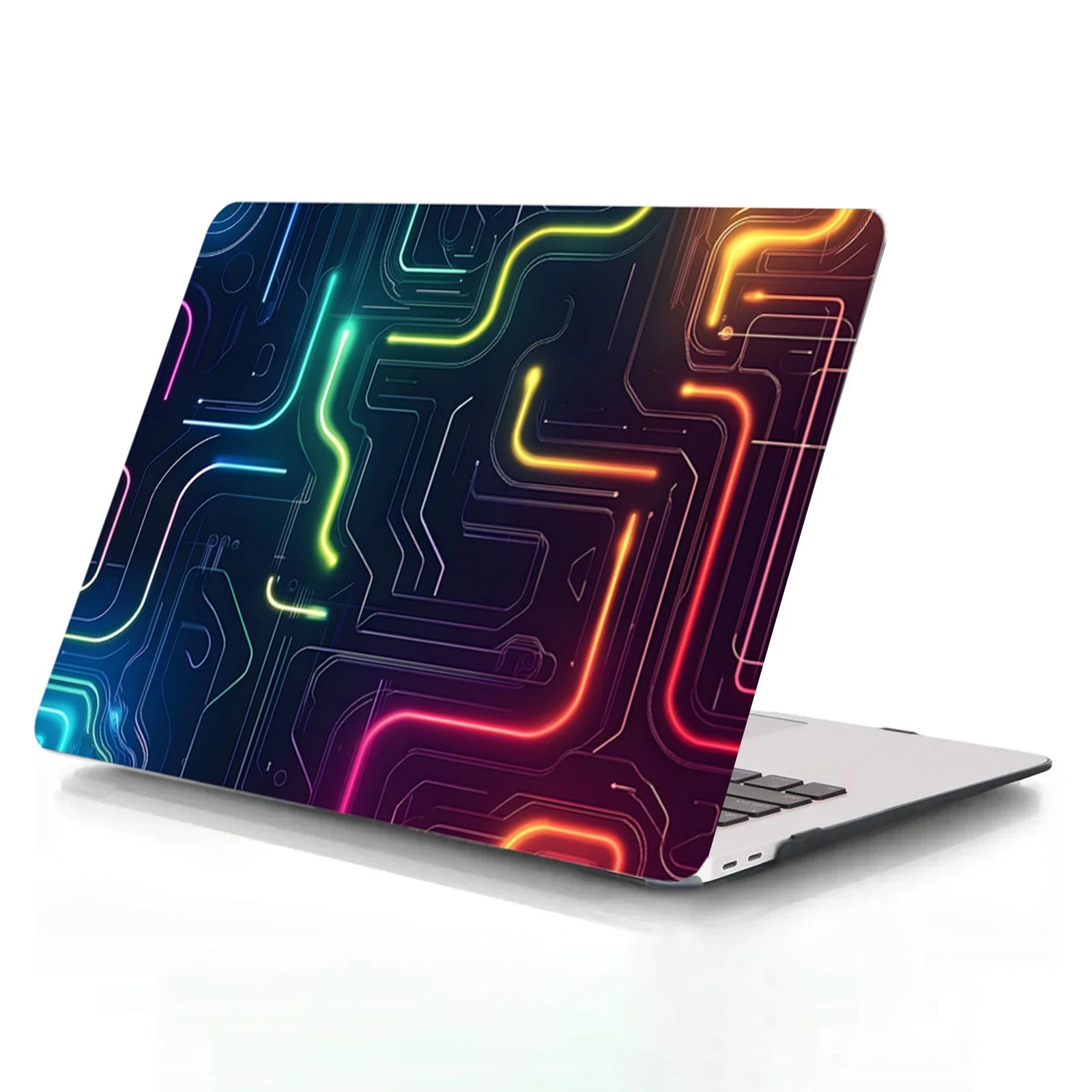 New Mechanical style  Plastic Laptop Case for MacBook Air 15 13 case A2681 A1466 A1369  M2 2023  Pro13 A1932 A2179A2338 A2337