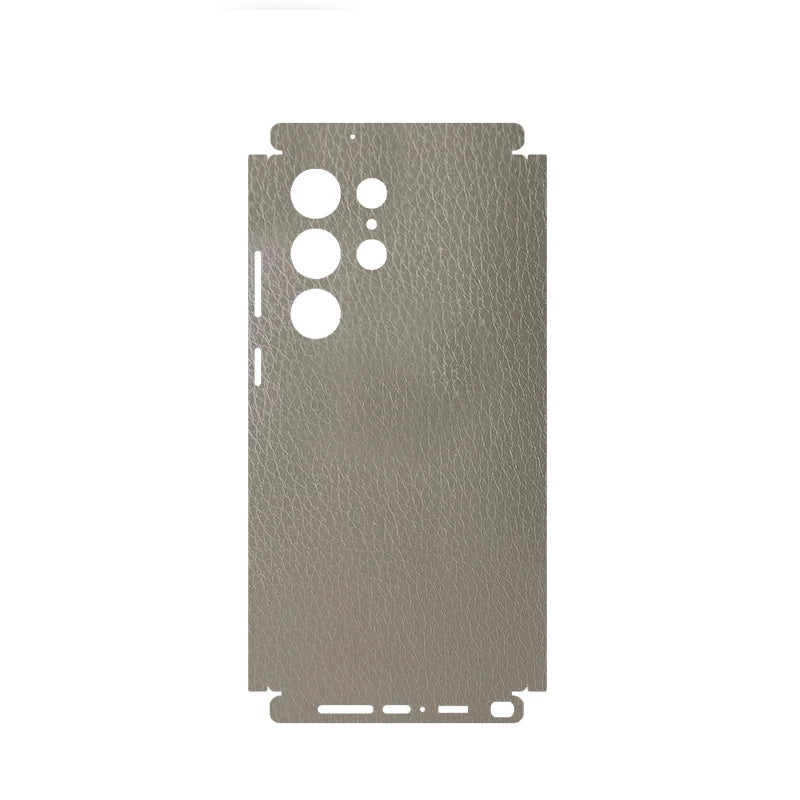 Leather Grain Full Body Phone Protector Sticker For SAMSUNG GALAXY S25 S24 S23 Ultra S23 Plus S23 S22+ Back + Sides Wrap Film