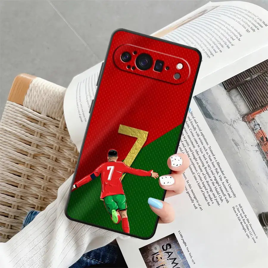 Number 7 10 Football Case for Google Pixel 8a 7a 9a 6a 6 7 8 Pro 10 9 Pro XL Funda Phone Cover