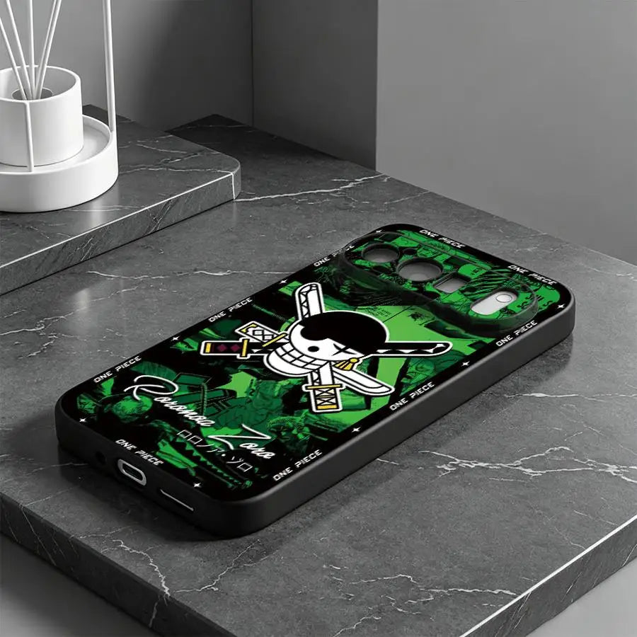 One Piece Red Green Cool Funda Phone Cover Case for Google Pixel 10A 7a 10 9 Pro XL 9a 6 7 8 Pro 8a 6a