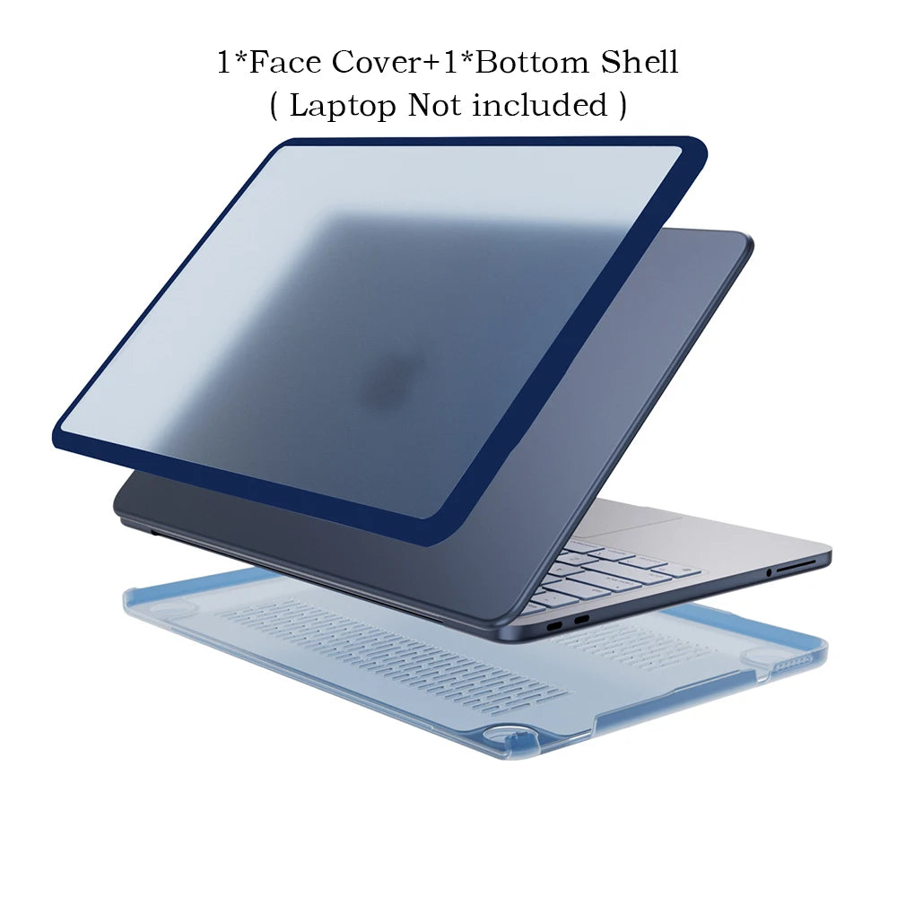 Laptop Case for MacBook Neo 13 2026 Cover with Cooling Holes TPU Edge Hard Shell for MacBook Neo A18 Pro Chip Protective Case