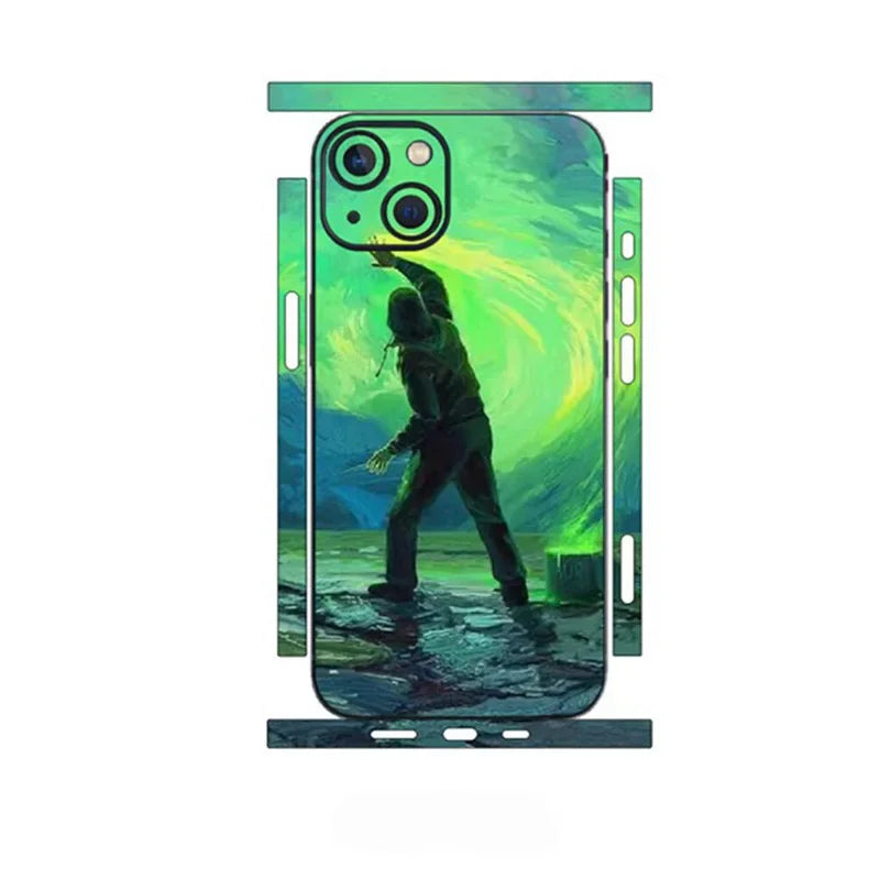 2Pcs Stickers for Iphone 17 Pro Max Iphone 15 Full Cover Stickers Back Film for iphone 15 Pro Max 14 13 12 Skin Stickers