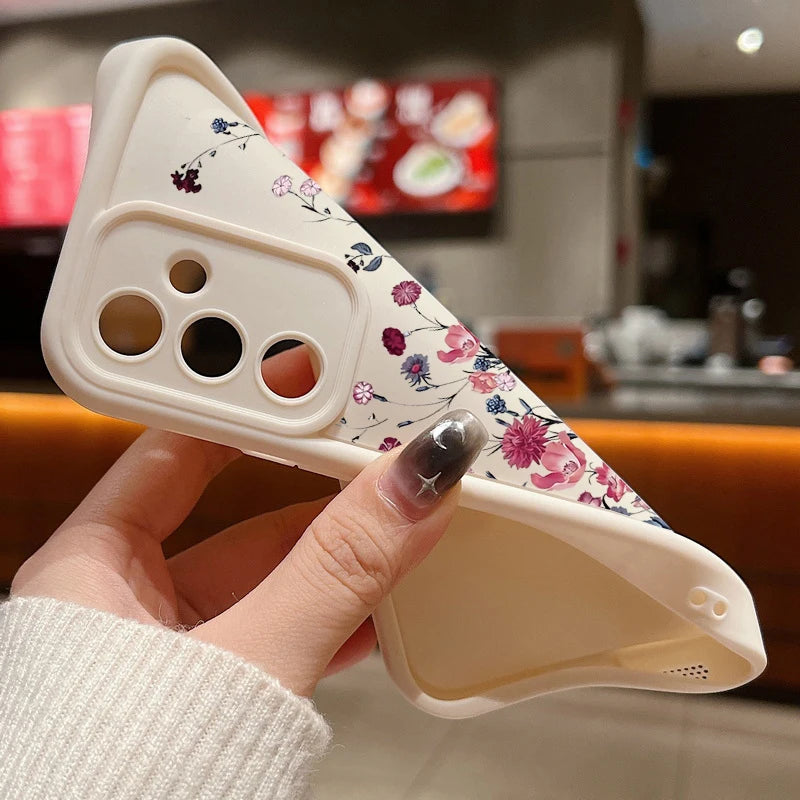 Flower Case For Samsung Galaxy S24 S23 S22 Ultra S21 S20 FE A36 A53 A16 A34 A15 A35 A54 A55 5G A56 S25 S26 A17 A27 A37 A57 Cover