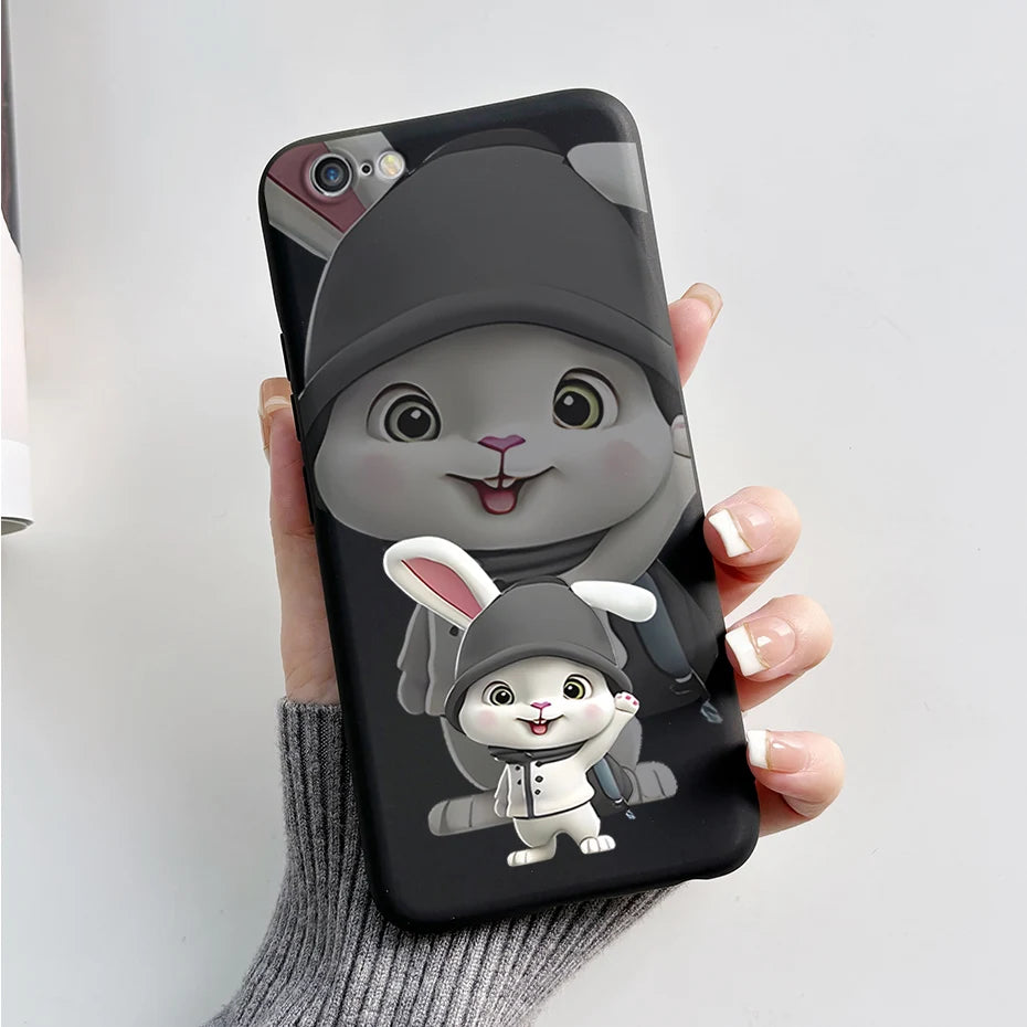 Stylish Painted Cover For iPhone 6 6S Plus Case iPhone6 6S Plus Cover Silicone Soft Phone Back Case For Apple iPhone 6 6S Coque