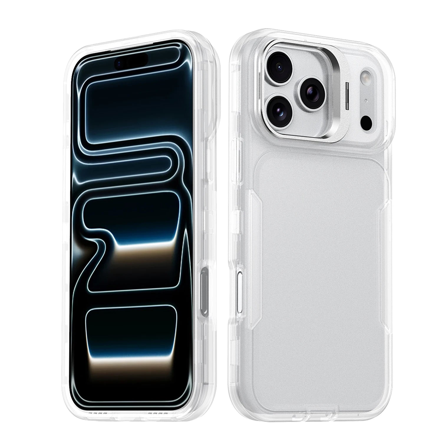Shockproof Armor Defender Case For iPhone 17 16 15 14 13 12  Pro Max Plus 17E 16E Camera Holder Dual Layer Heavy Protector Cover