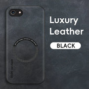 Magnetic Retro Leather Case For iPhone 16E 7 8 Plus SE 2020 2022 iPhone8 Plus Wireless Charging Phone Case Cover