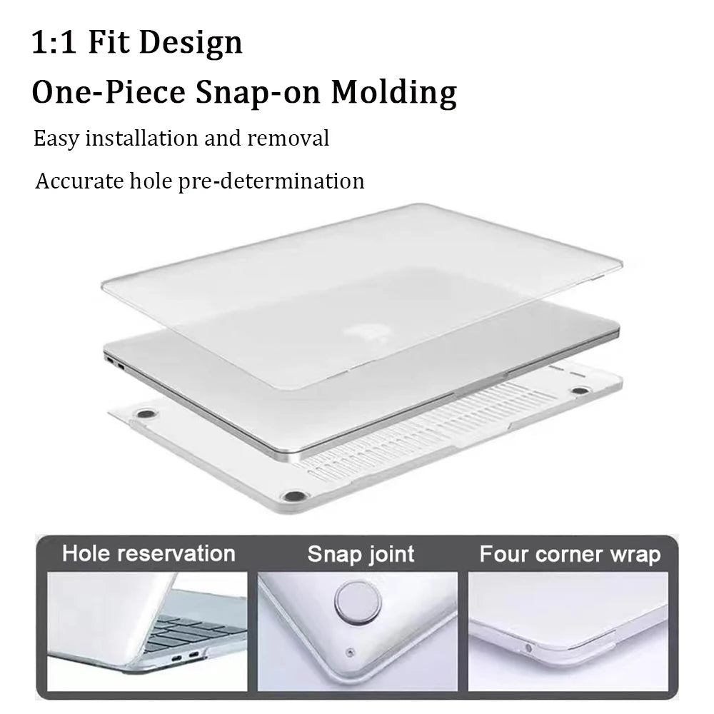 Laptop Case For Macbook Pro 14 M5 2026,For Air 13 M5 M4 M3 M2 Chip 2026-2022,Case For Macbook Pro 14/16 M4 Por/Max 2026 Cover