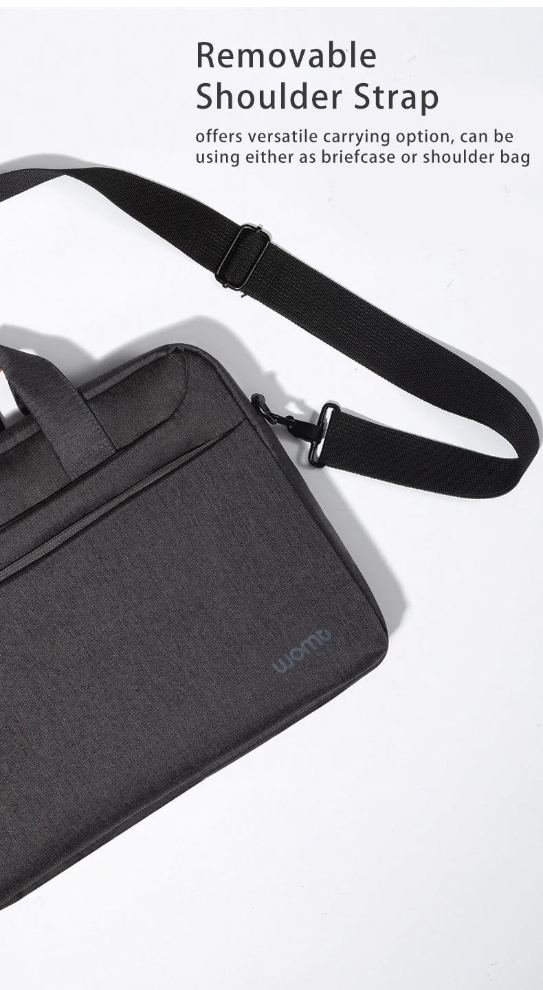 Laptop Shoulder Bag 14 15.6 16 Inch Men Messenger Carrying Case for MacBook Huawei HP Acer Asus Lenovo Business Office Notebook
