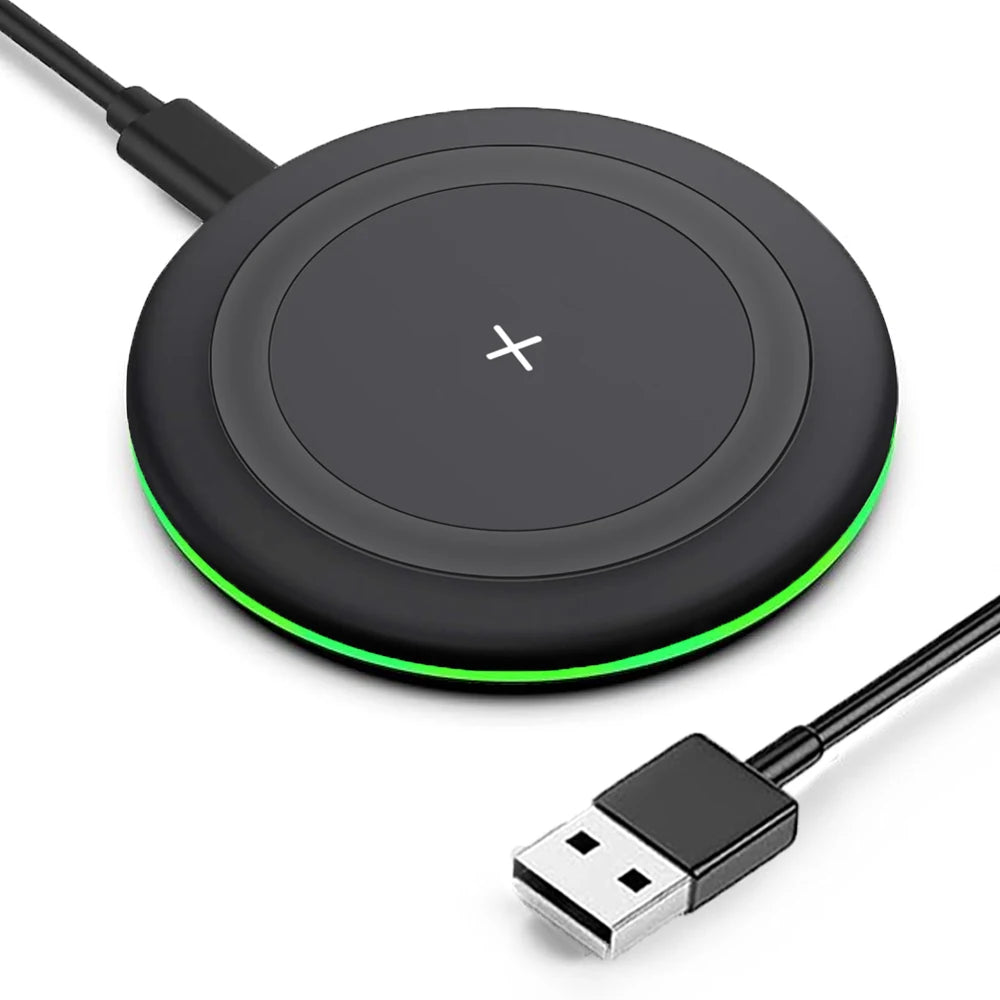 30W Wireless Charger For iPhone 17-12 Pro XS Max X XR Induction Fast Wireless Charging Pad For Samsung S Xiaomi Type C