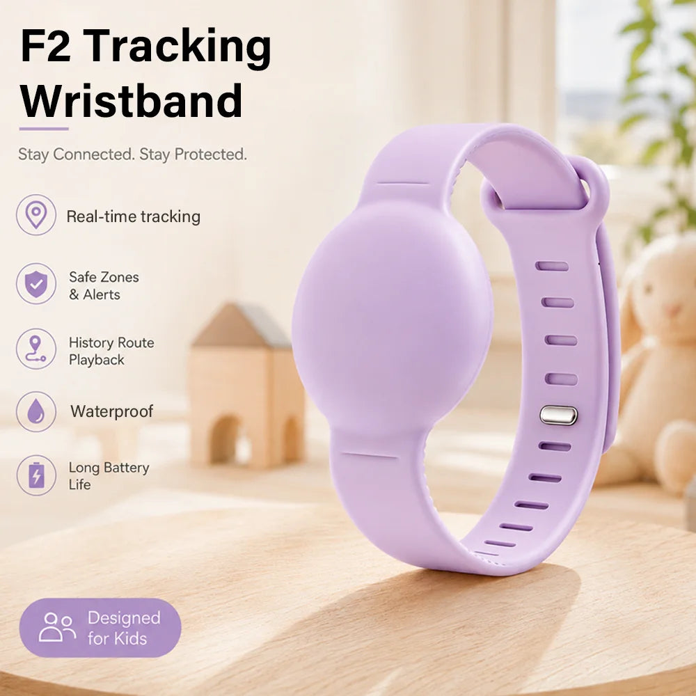 LAXASFIT GPS Tracker 180-Day Standby Global Positioning Location History Find My Device Anti-Lost Alarm for Kids Pets